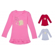 Dívčí tričko stř. dl.r.